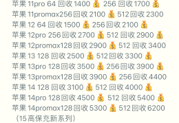 成都二手手机回收价格查询(成都高价回收二手手机)