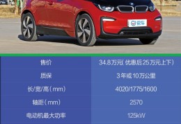 宝马i3纯电动车价格(宝马i3纯电动车价格及图片)
