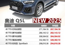 奥迪q5新车报价2024款落地价(奥迪q5最新价格2021落地价位)
