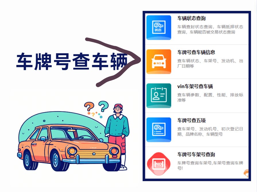 输入车架号查车辆信息的软件(输入车架号查车辆信息的软件TL87o430JJ8754442)